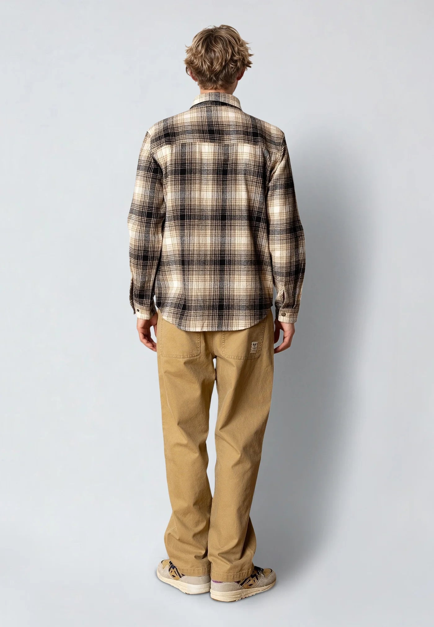 ADRIAN COTTEN CHECK OVERSHIRT