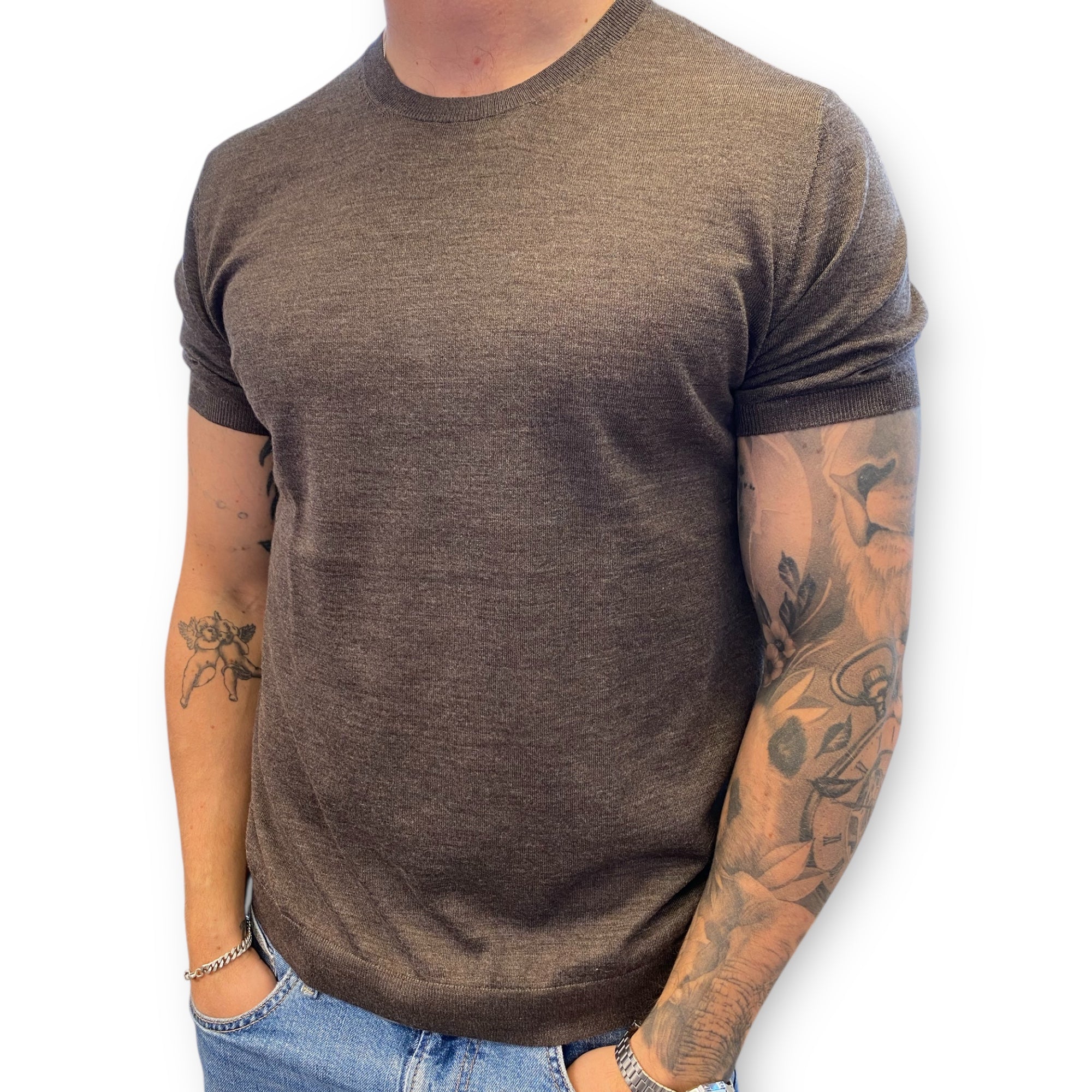 SILK CASHMERE T-SHIRT