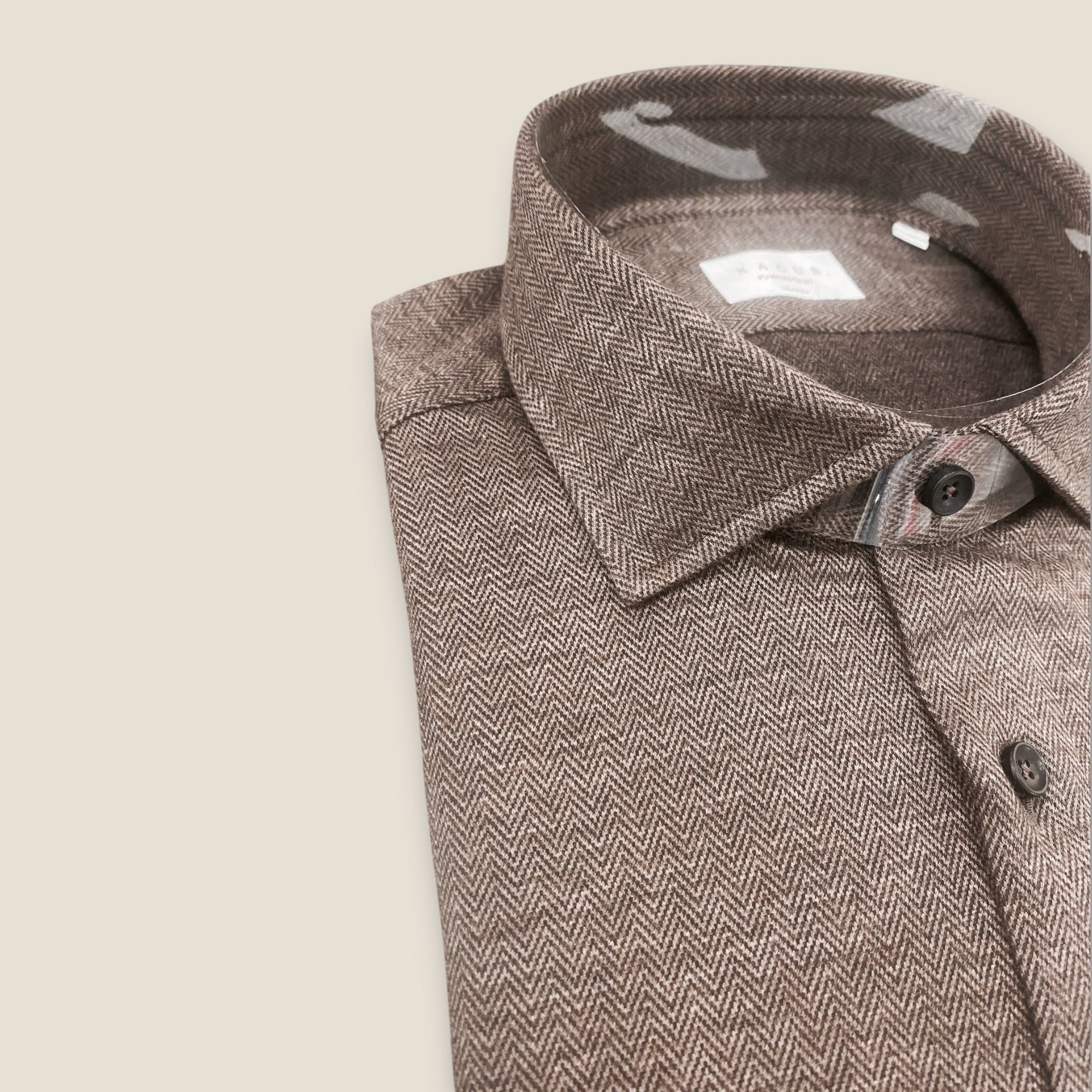 KNITTED SKJORTE - SLIM FIT