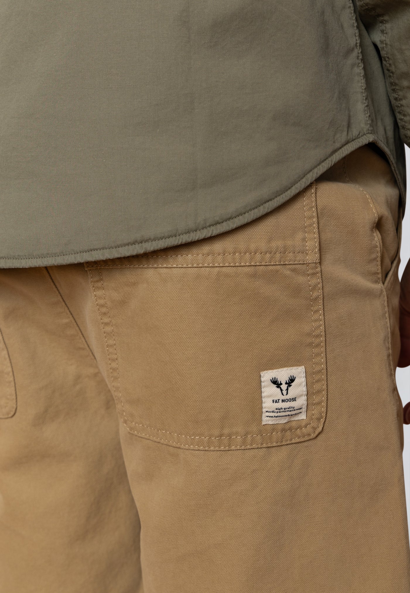 DERECK CANVAS SHORTS