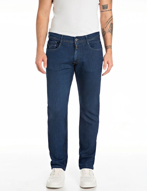 ROCCO COMFORT FIT- GREEN CAST DENIM