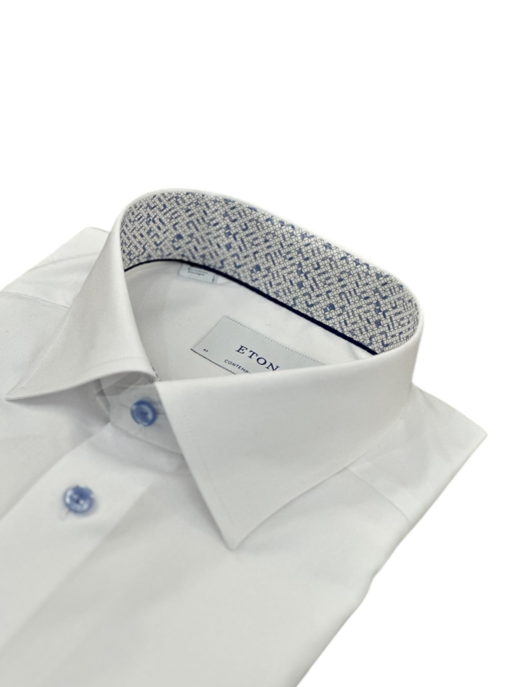 GEOMETRIC EFFECT SIGNATURE SKJORTE / SLIM