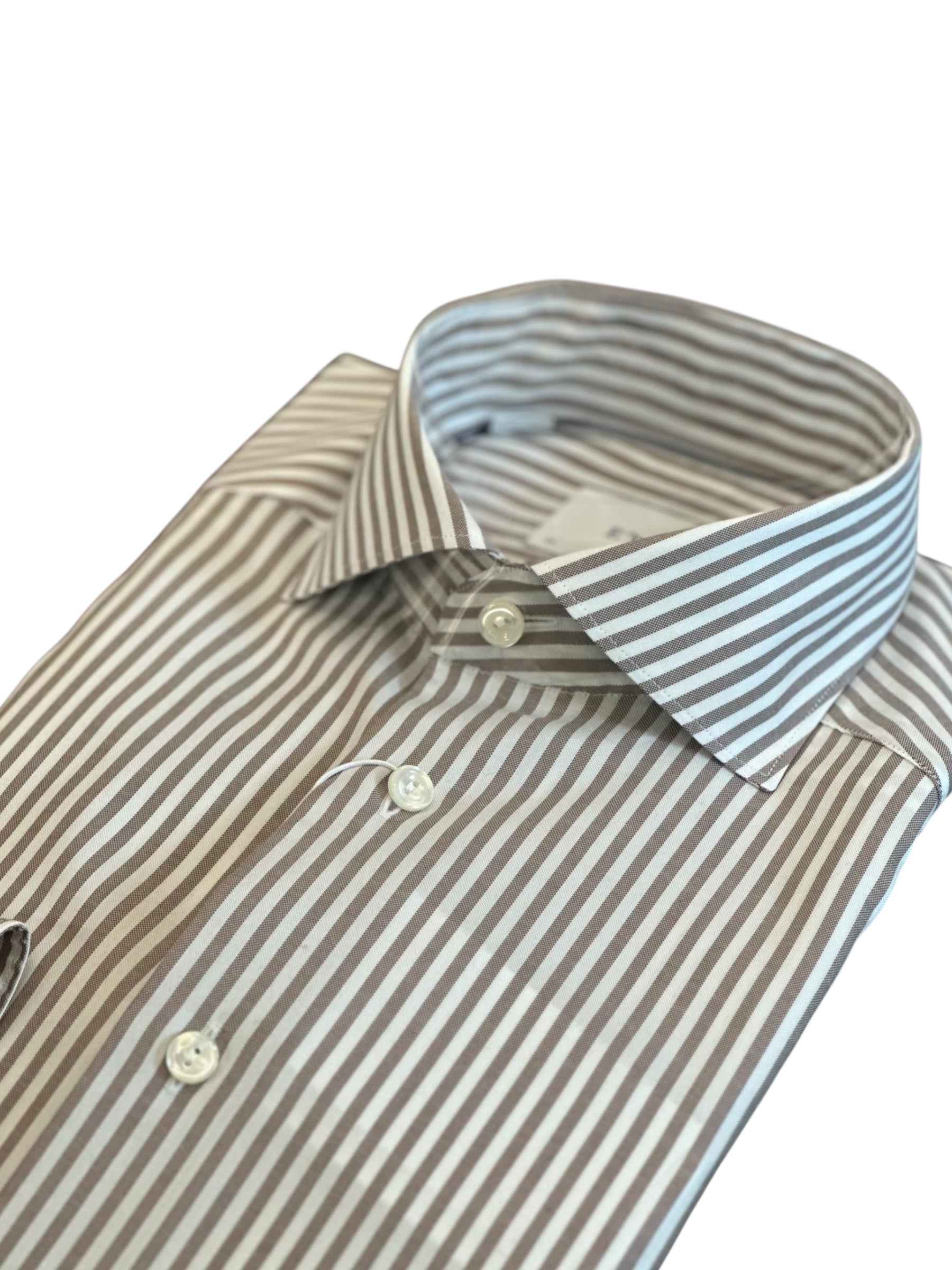 STRIPED SIGNATURE OXFORD / SLIM FIT