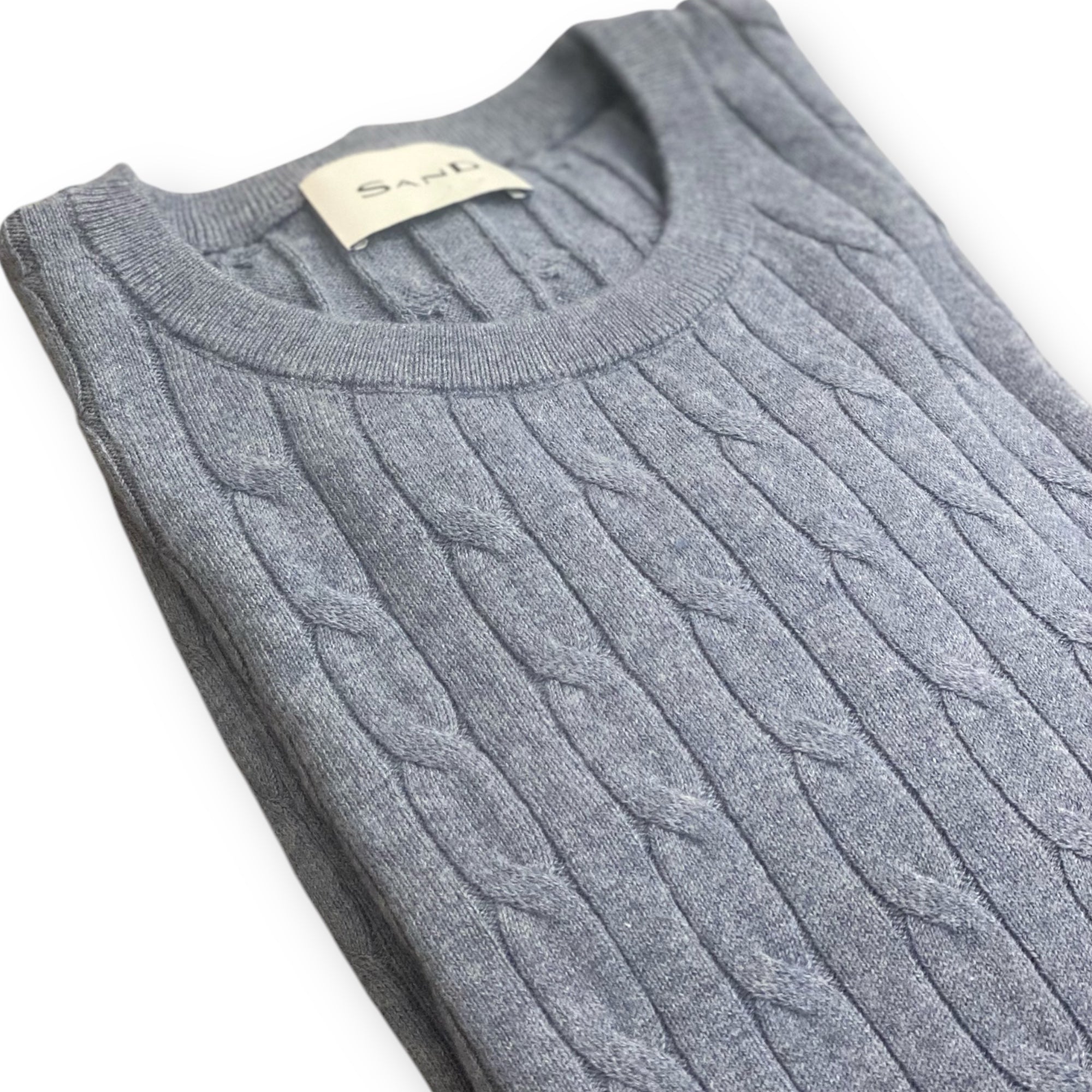 COTTONCASH IQ 5600 - CASHMERE KABELSTRIK