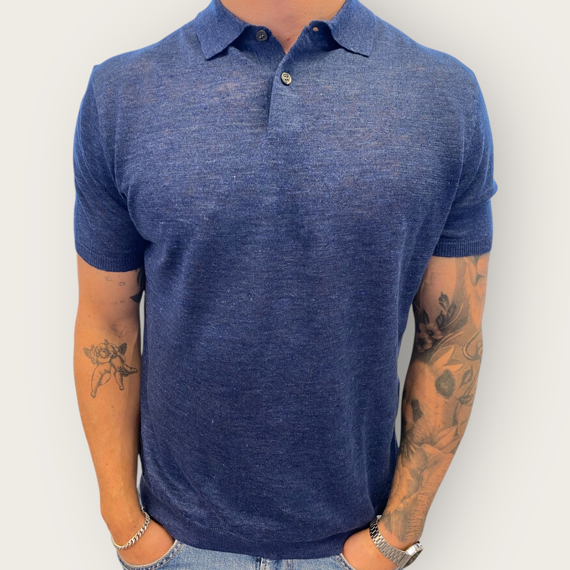 LINEN POLO