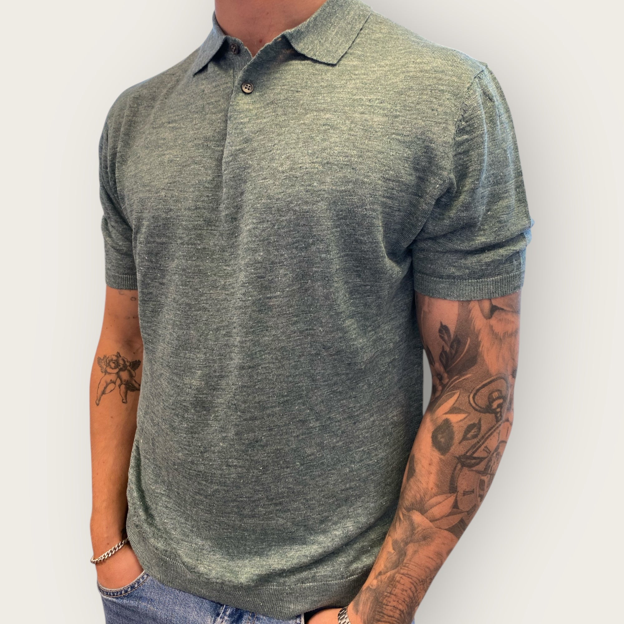 LINEN POLO