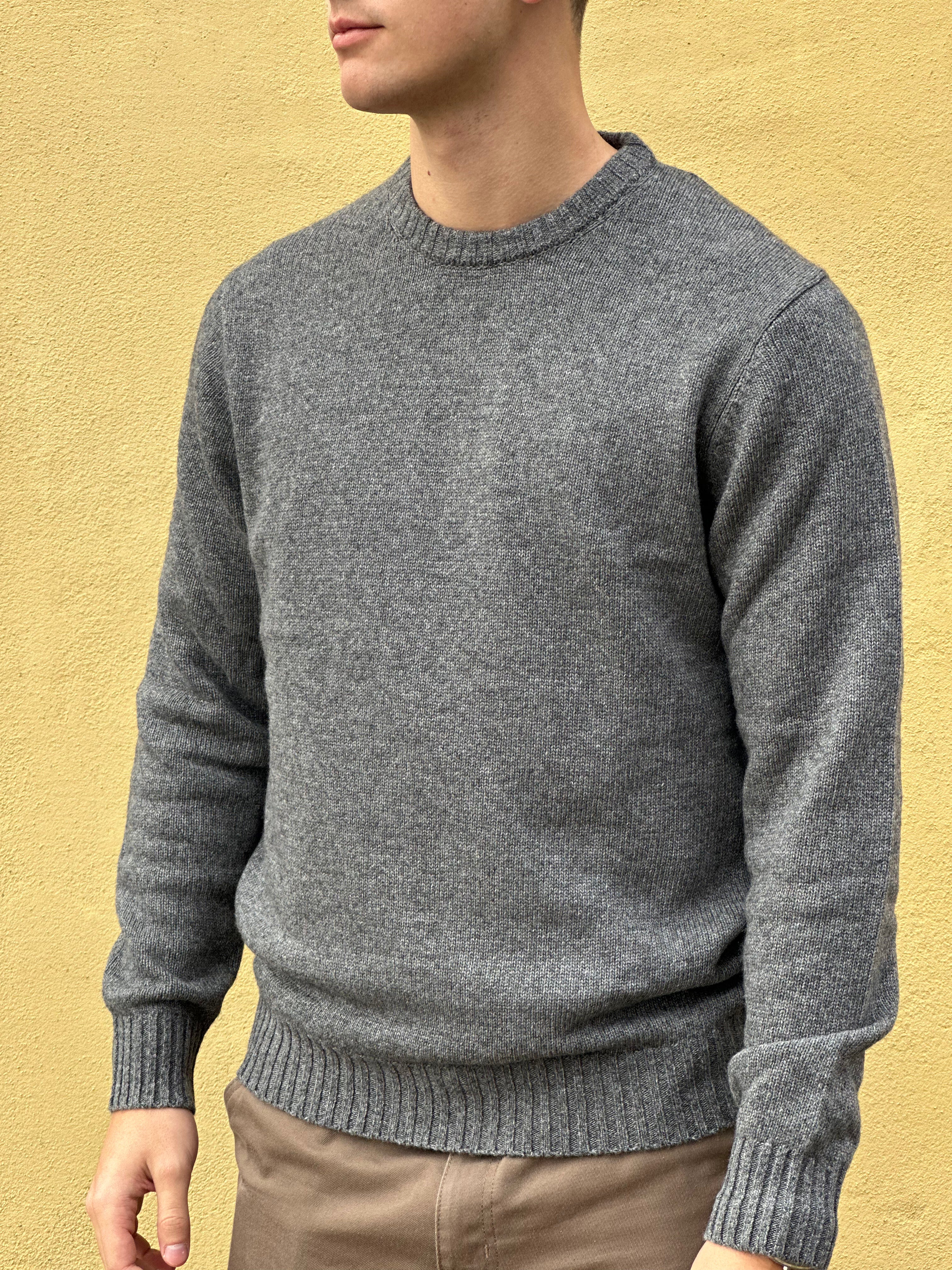 LANA WOOL CASHMERE CREWNECK STRIK