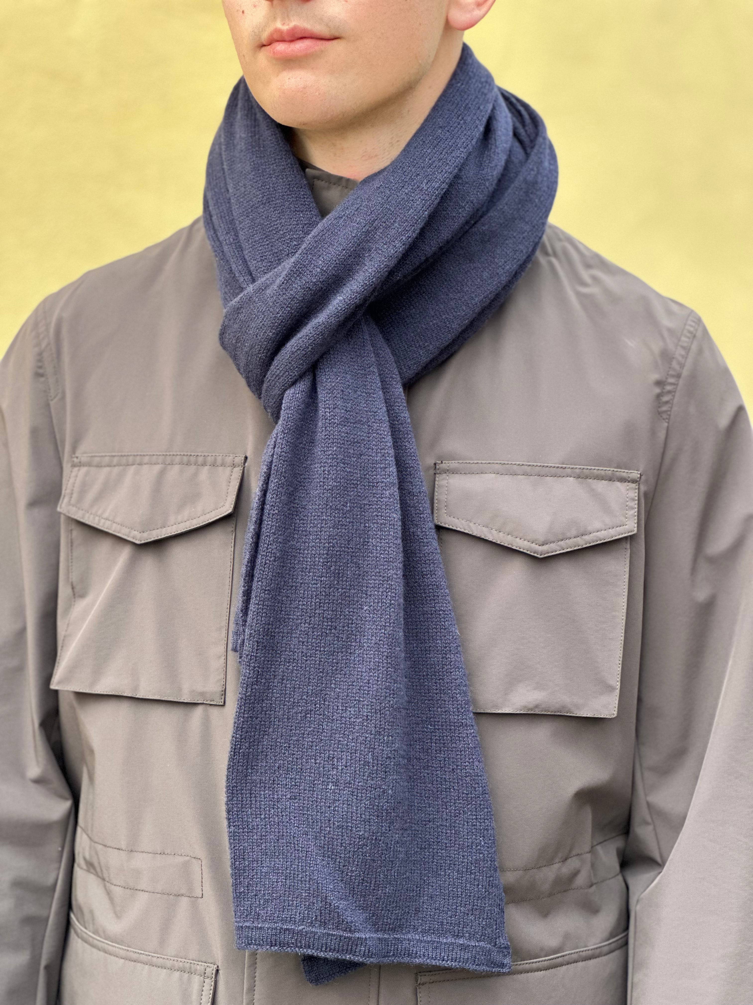 KNITTED TØRKLÆDE 100% CASHMERE