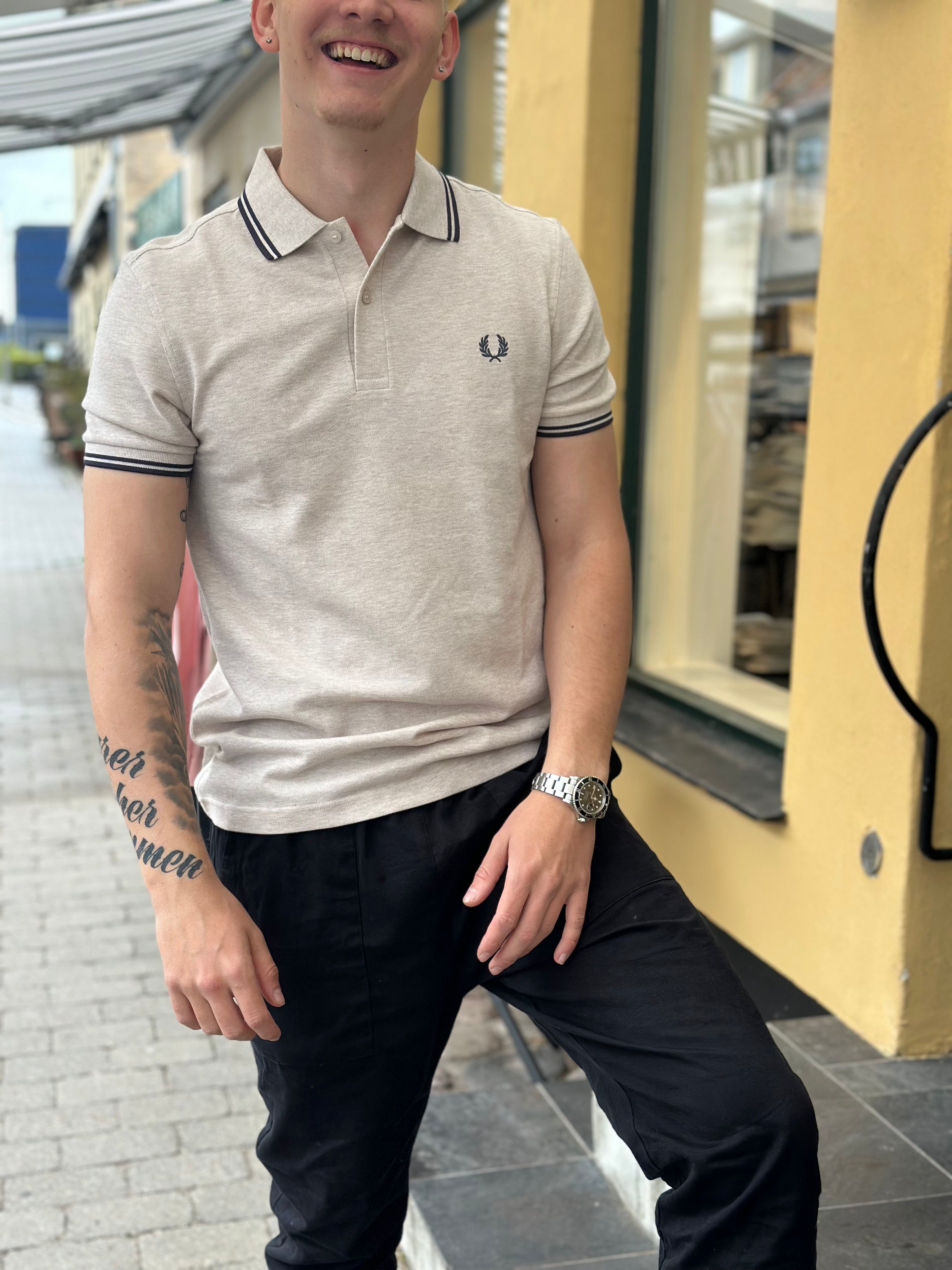 TWIN TIPPED POLO SHIRT