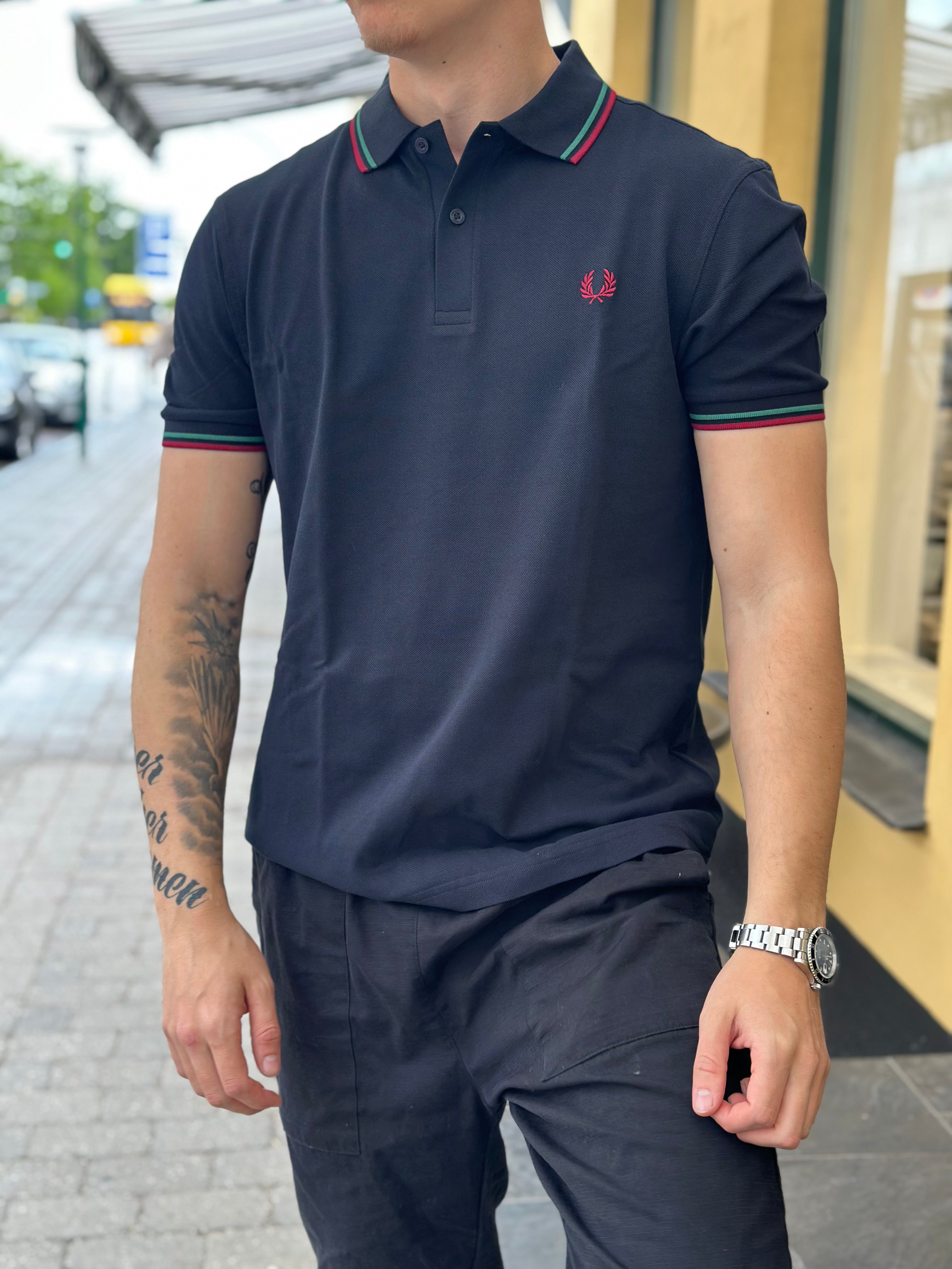 TWIN TIPPED POLO SHIRT