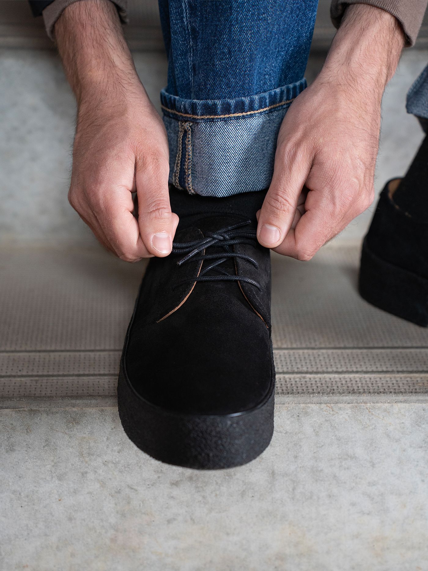 ORIGINAL.12 CHUKKA SKO - SORT