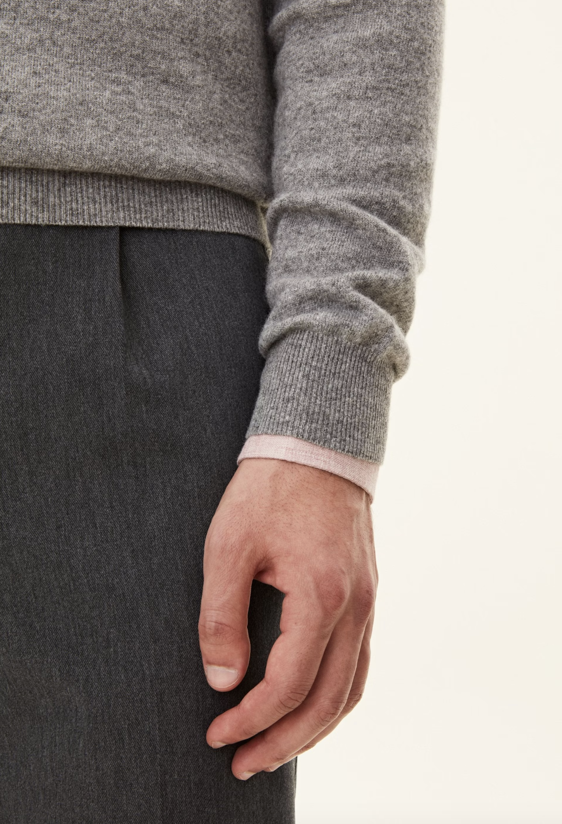 PATTON HALF ZIP CASHMERE TRØJE