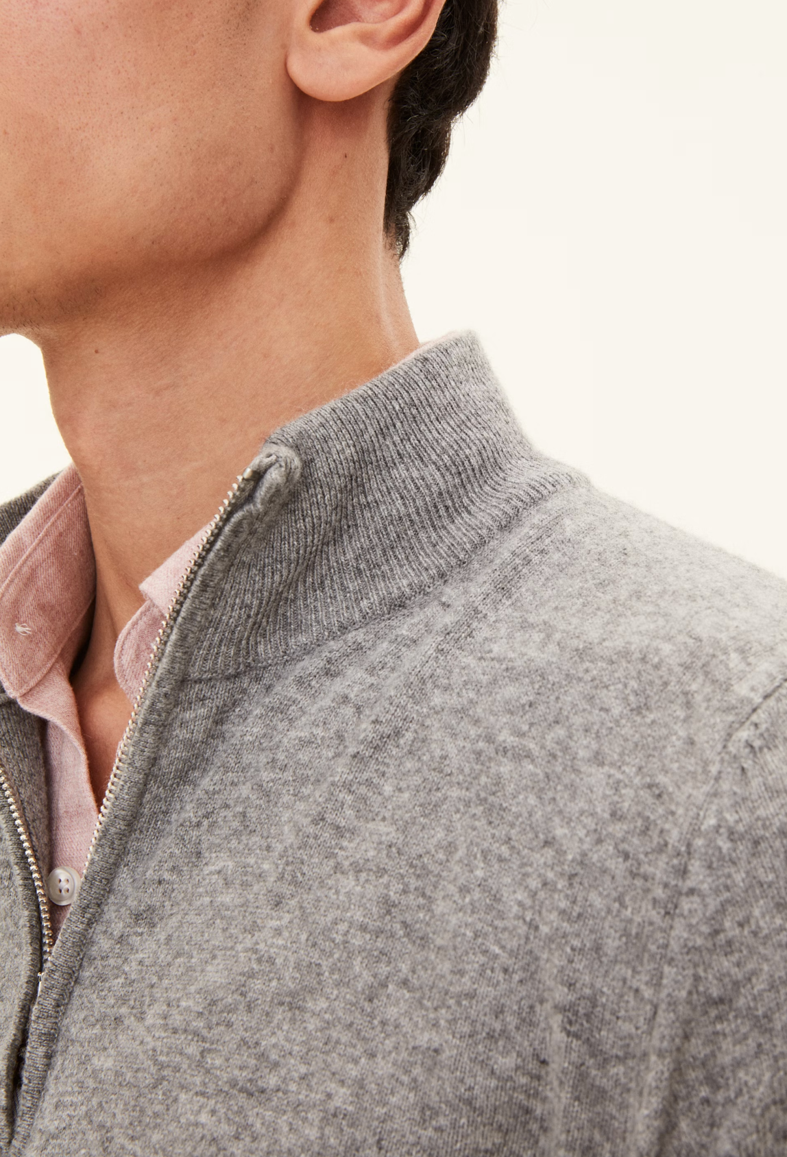 PATTON HALF ZIP CASHMERE TRØJE