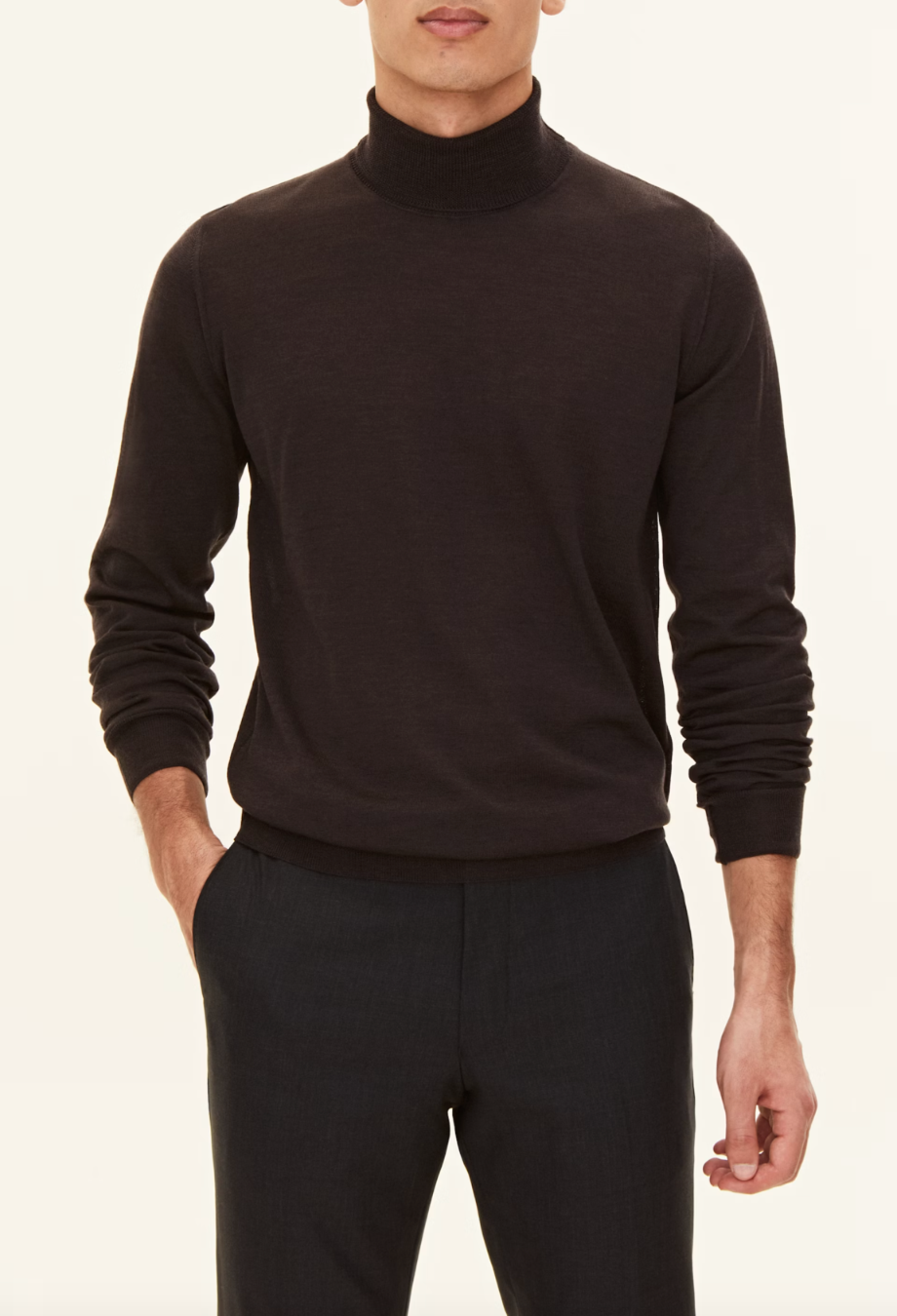 MARCEL ROLLNECK CASHMERE STRIK