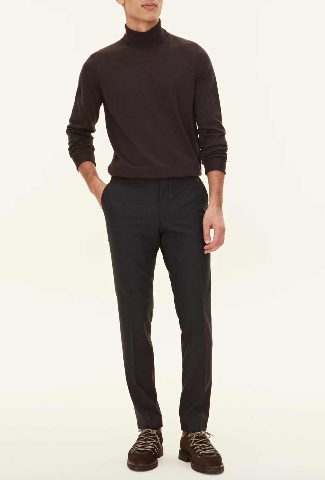 MARCEL ROLLNECK CASHMERE STRIK