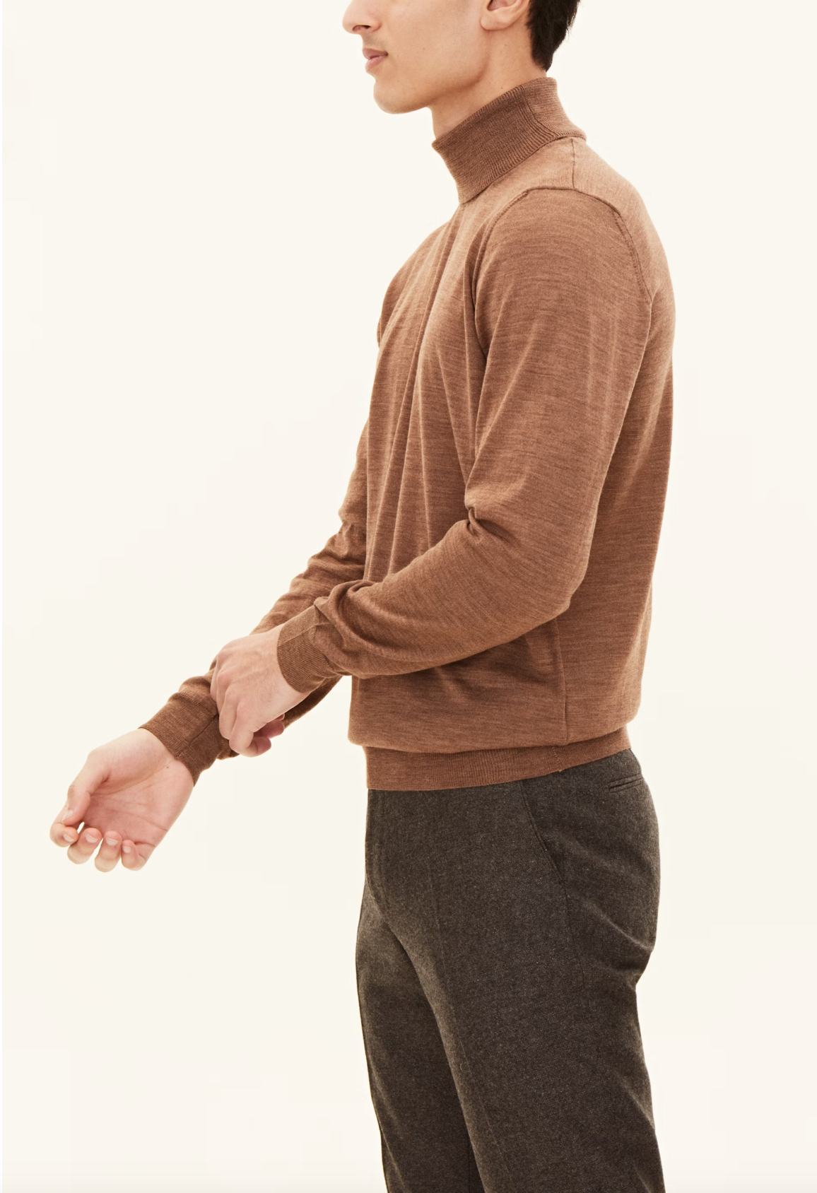 MARCEL ROLLNECK CASHMERE STRIK