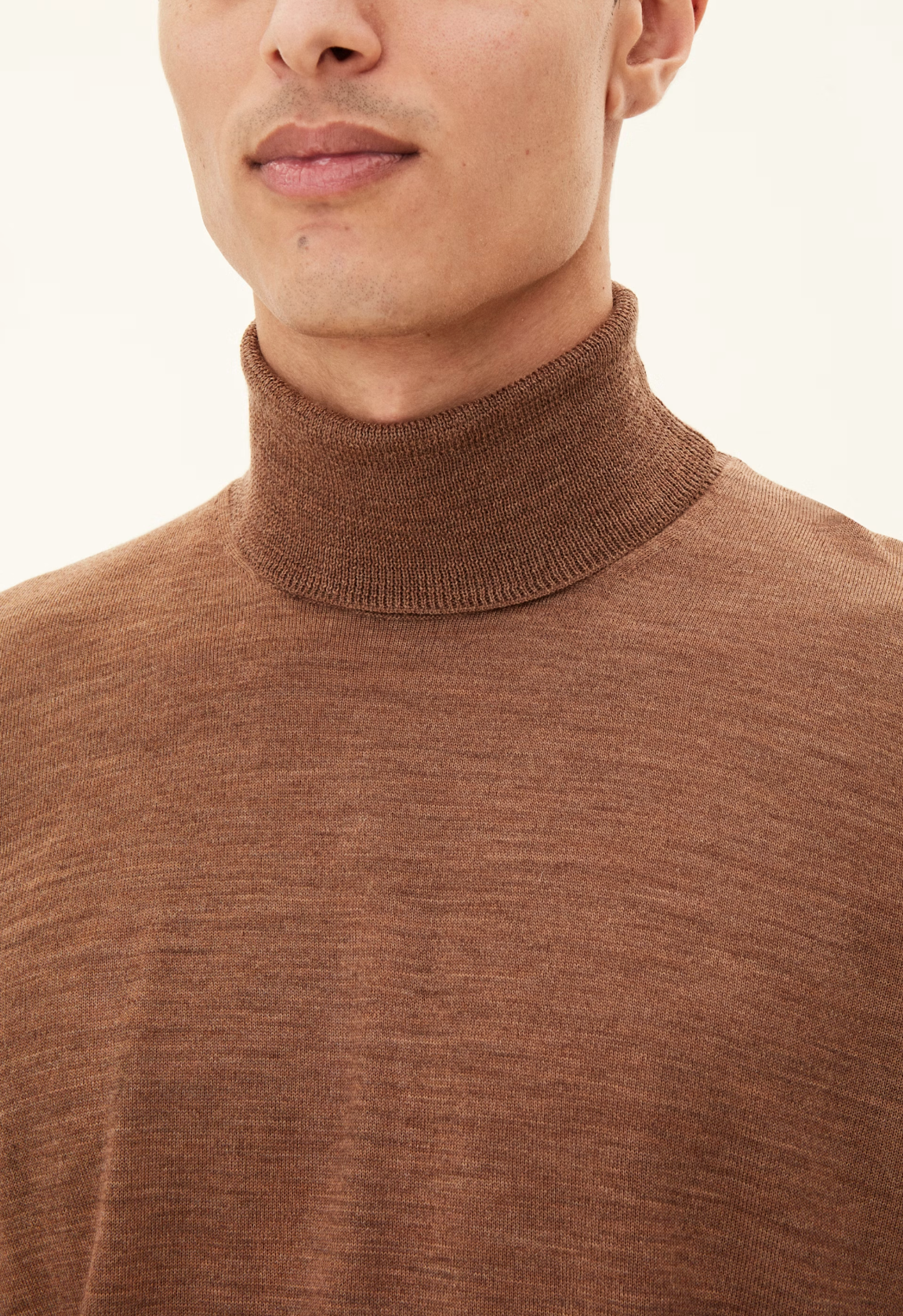 MARCEL ROLLNECK CASHMERE STRIK