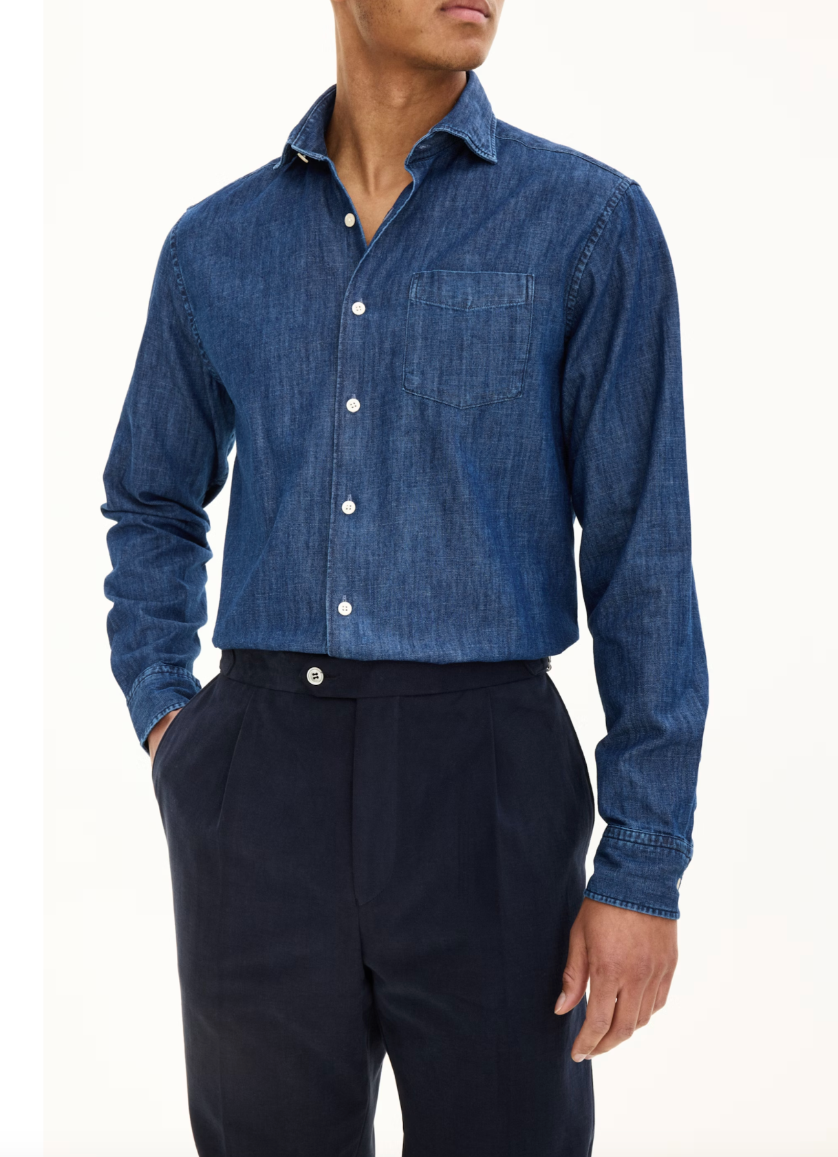 REG FIT WIDE SPREAD SHIRT