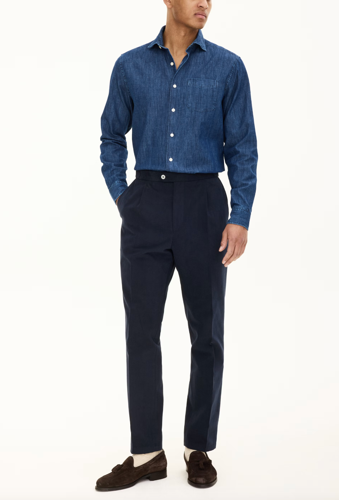 REG FIT WIDE SPREAD SHIRT