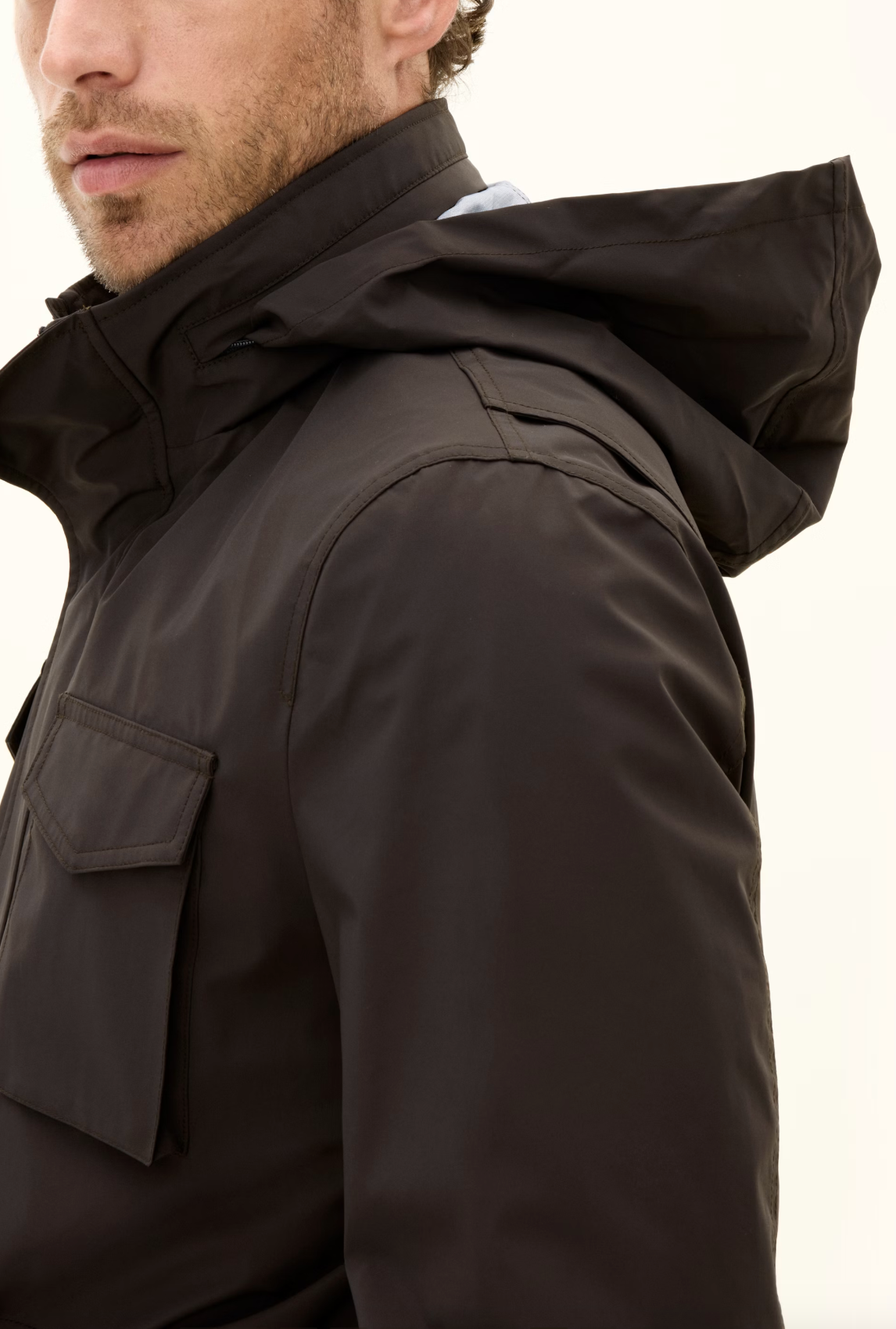 NYLON 3-LAGS M-65 JAKKE - BROWN