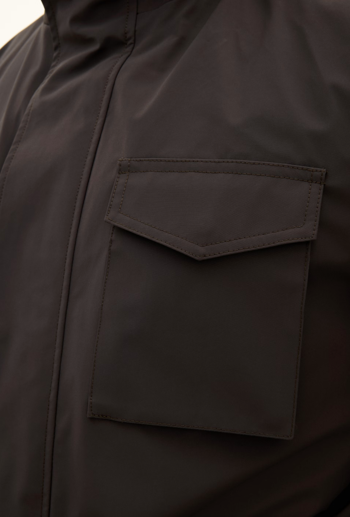 NYLON 3-LAGS M-65 JAKKE - BROWN