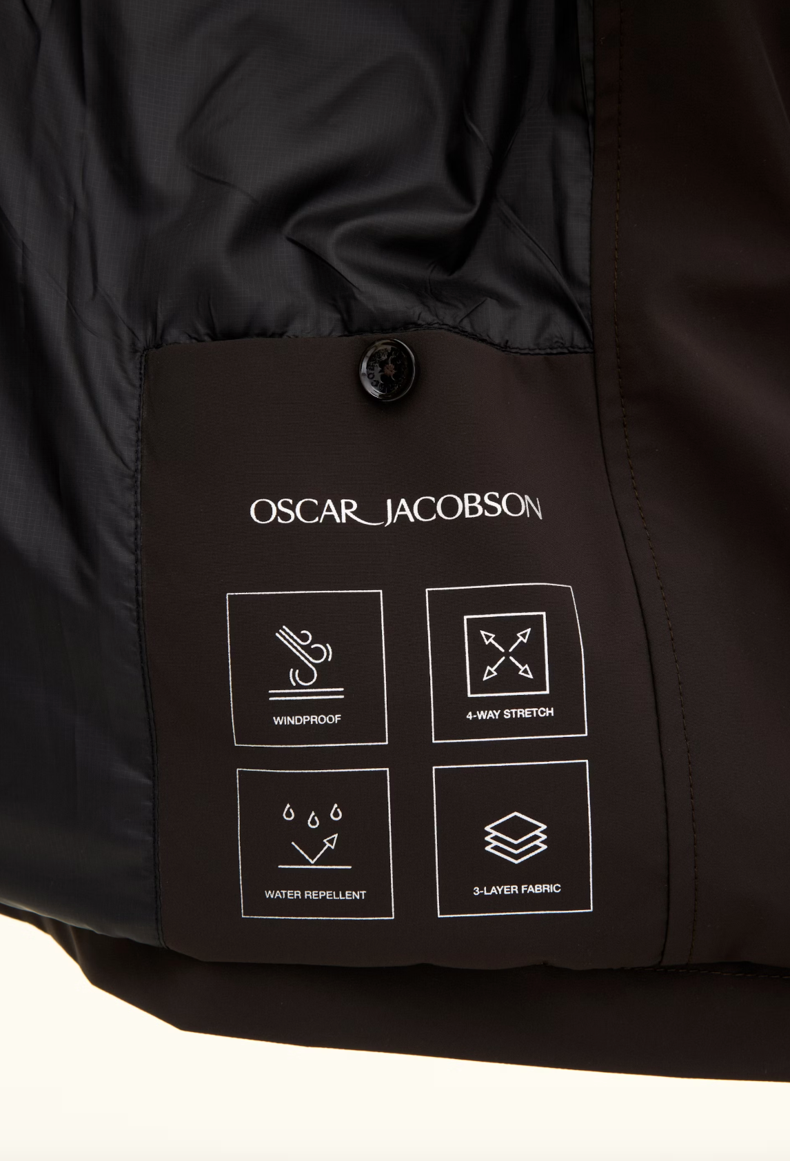 NYLON 3-LAGS M-65 JAKKE - BROWN