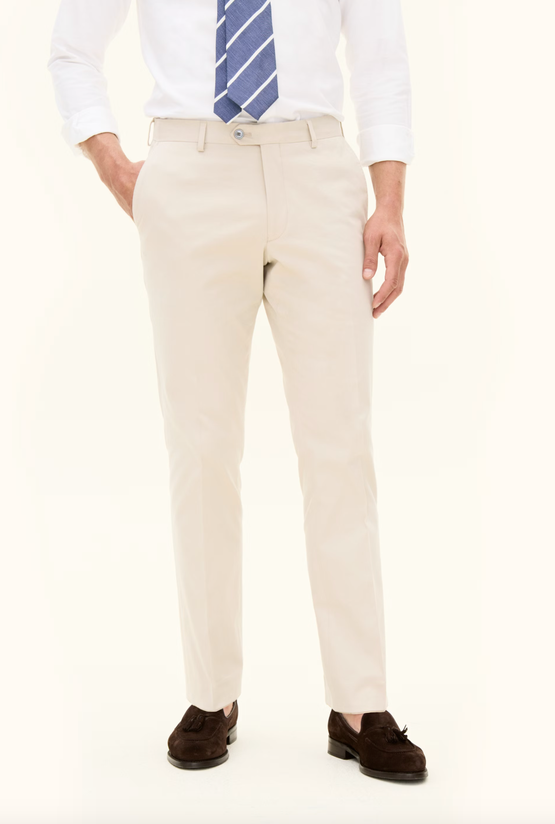 DANDY BOMULD STRETCH BUKSER - SLIM FIT