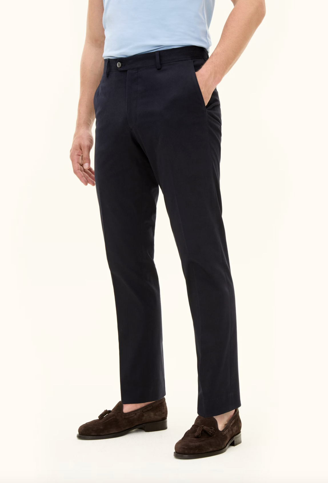 DANDY BOMULD STRETCH BUKSER - SLIM FIT