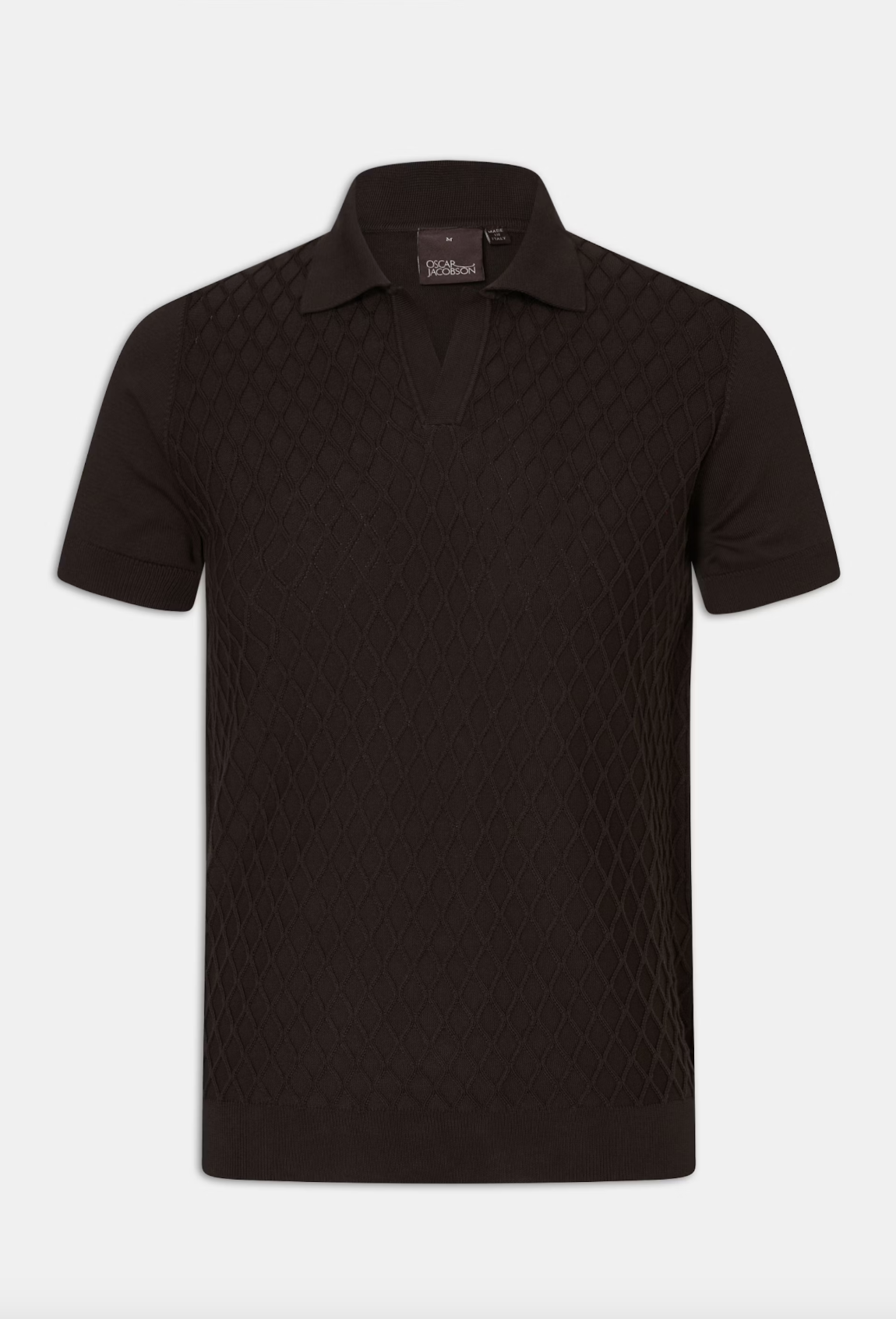 MIRZA KABELSTRIKKET POLOSHIRT