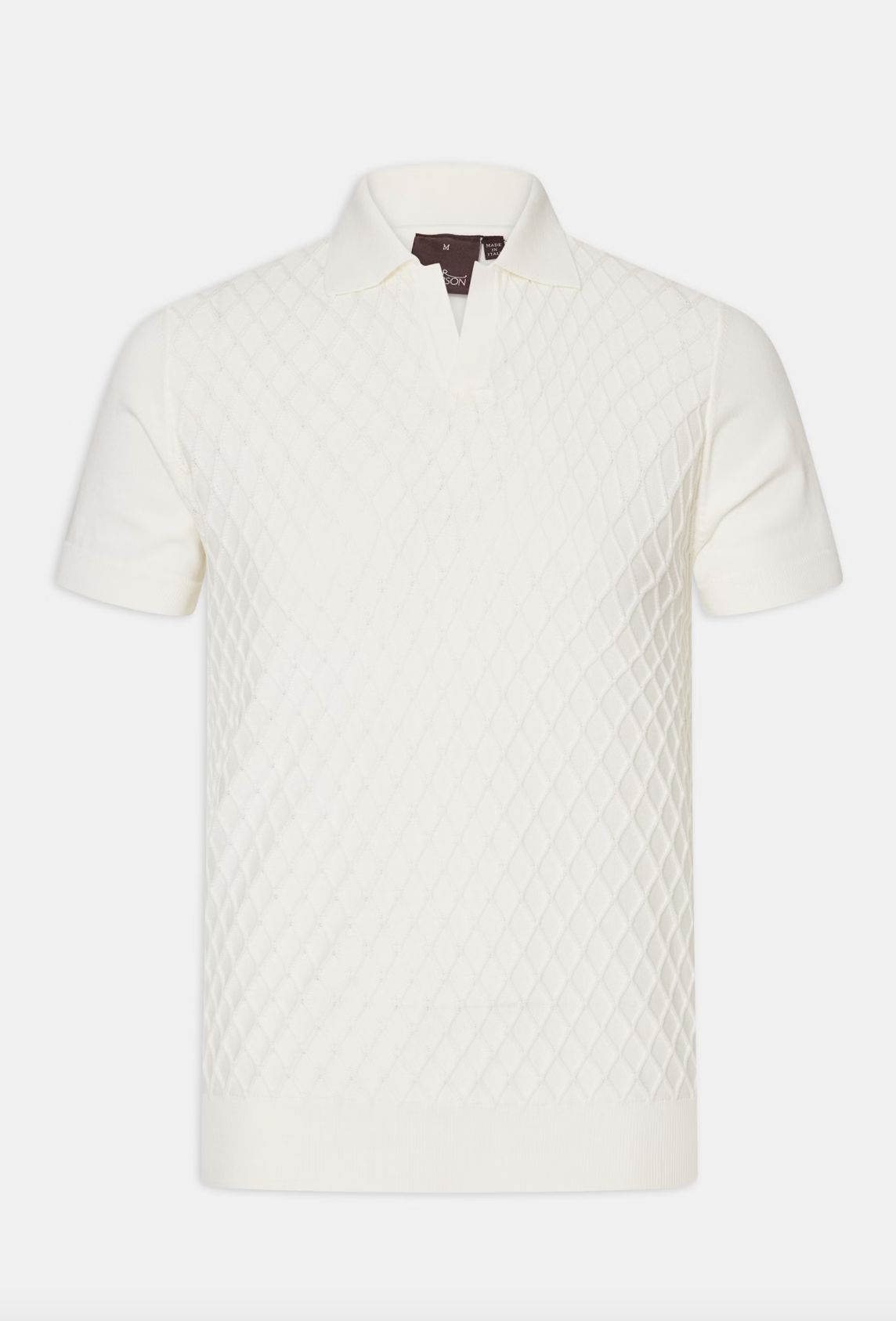 MIRZA KABELSTRIKKET POLOSHIRT
