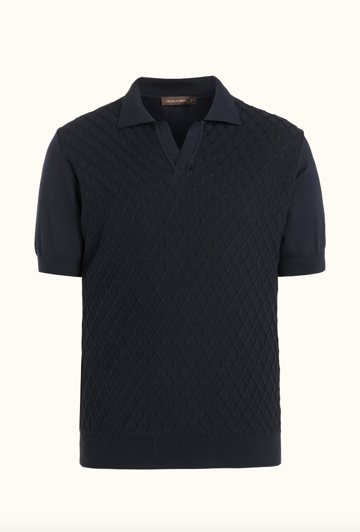 MIRZA KABELSTRIKKET POLOSHIRT