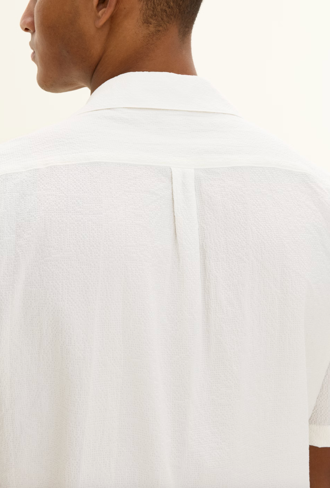 BOWLING COLLAR SEERSUCKER SS SKJORTE