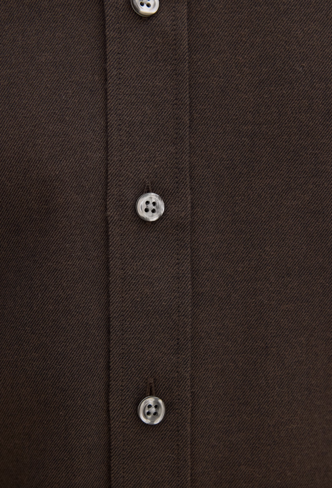 REG FIT BRUSHED FLANNEL SKJORTE