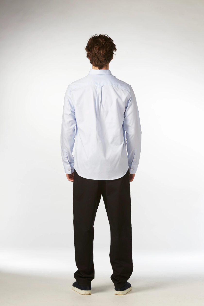 TEDDY OXFORD SKJORTE BLÅ