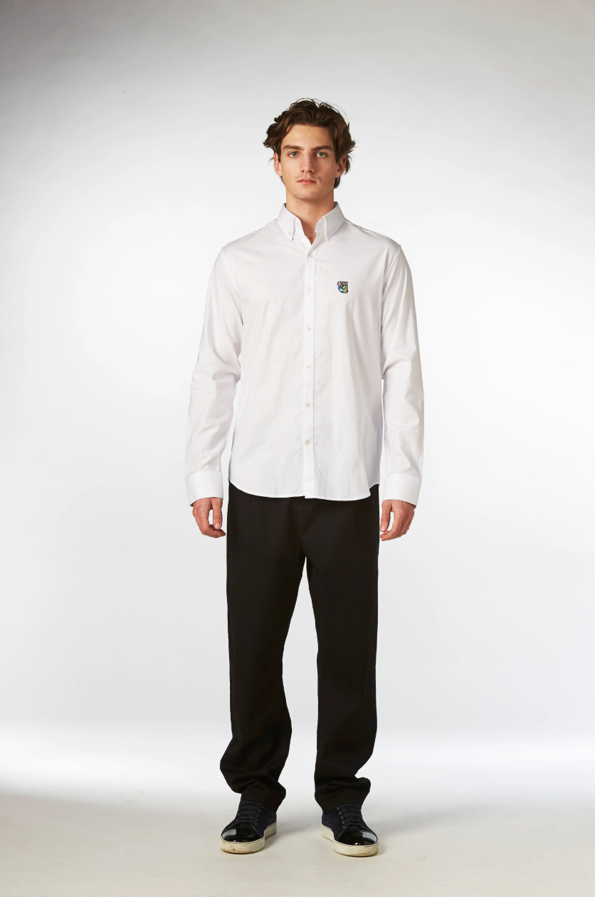 TEDDY OXFORD SKJORTE HVID