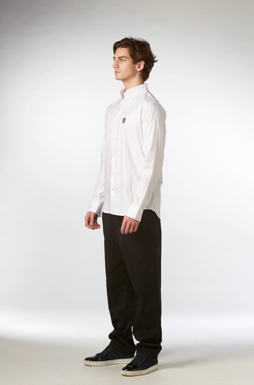 TEDDY OXFORD SKJORTE HVID