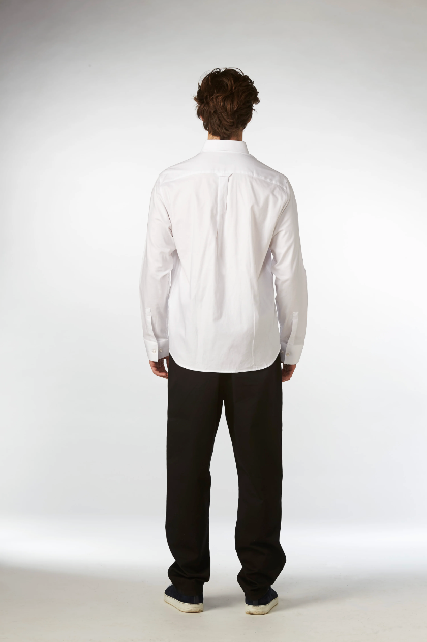 TEDDY OXFORD SKJORTE HVID