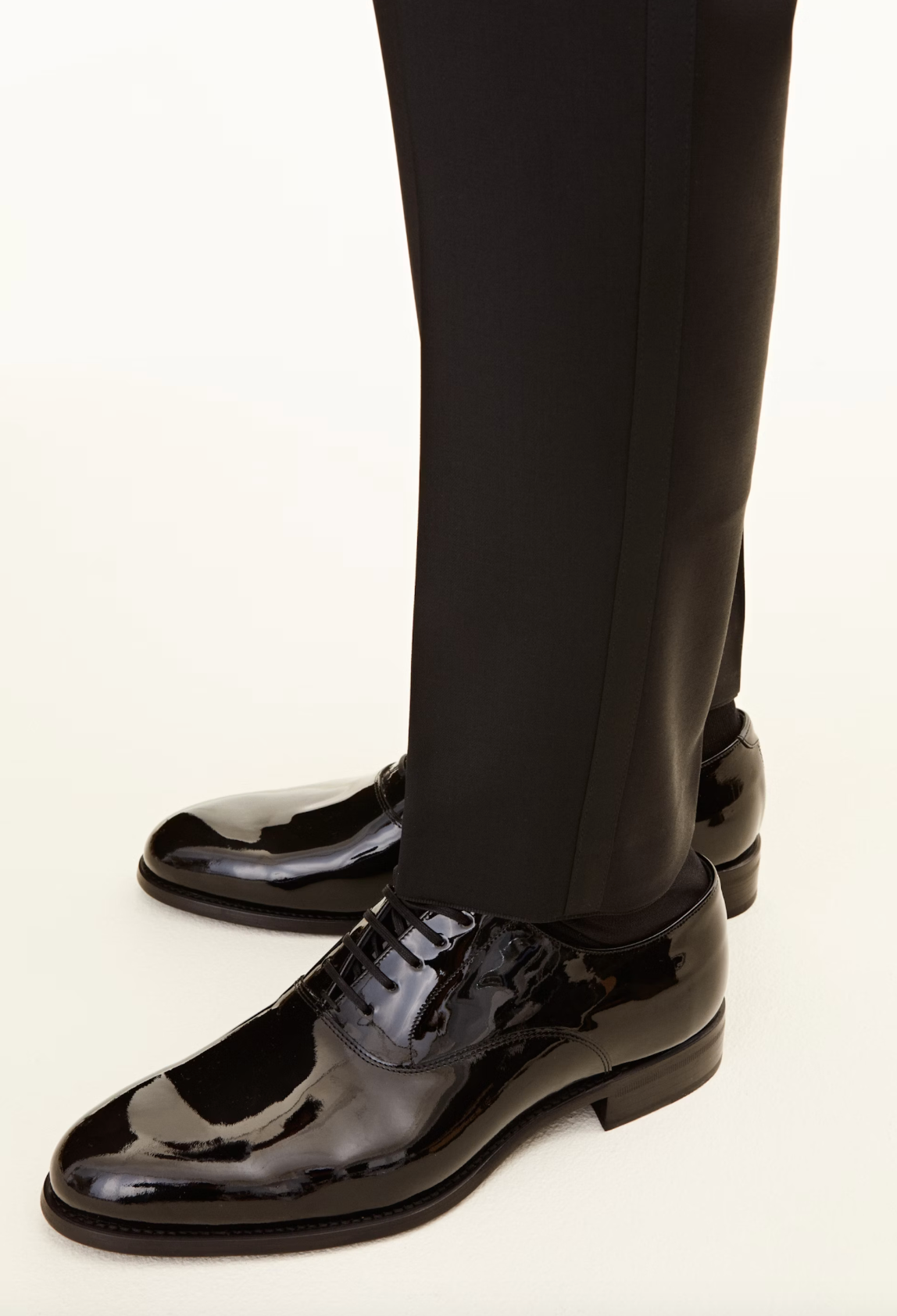 DENZ SMOKING BUKSER - ULD OG SILKE