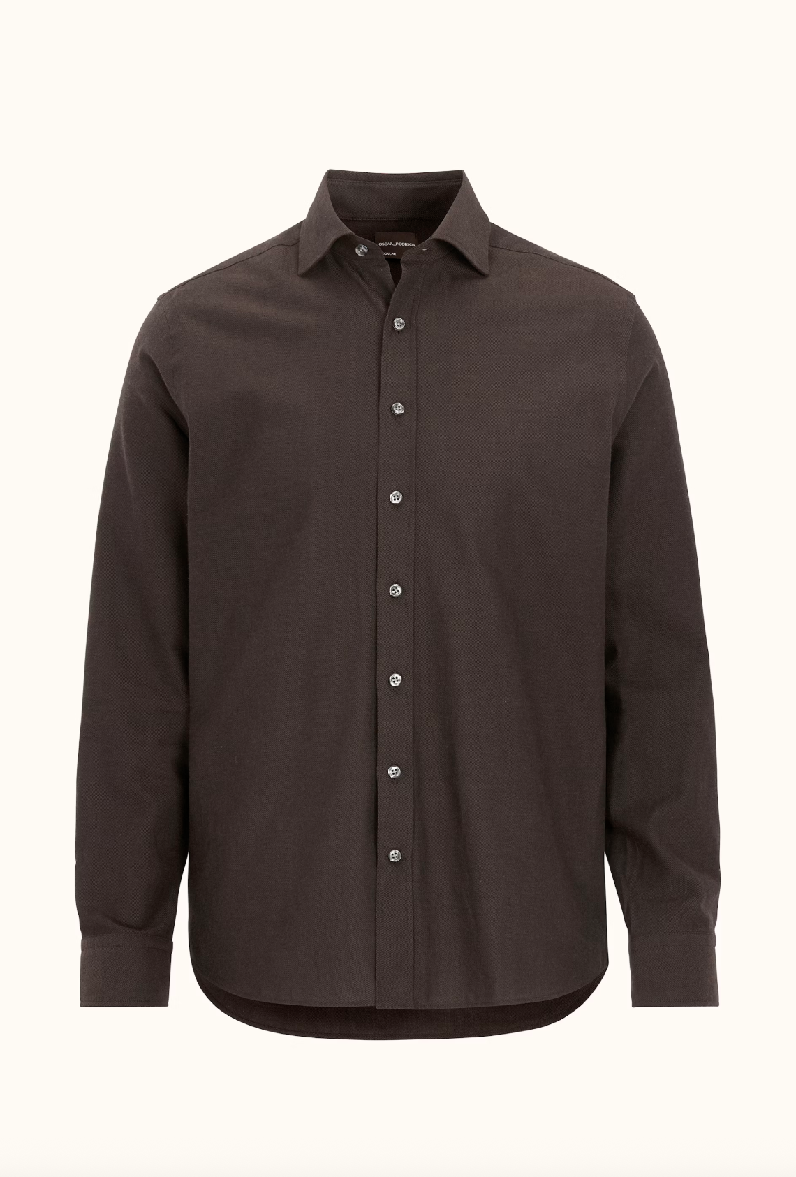 REG FIT BRUSHED FLANNEL SKJORTE