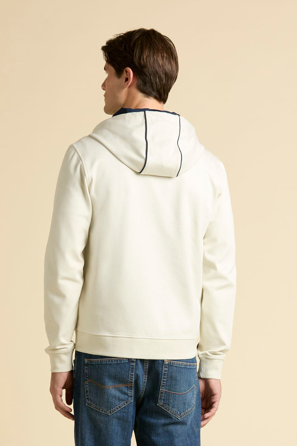 FELPA CON CAPPUCCIO CARDIGAN