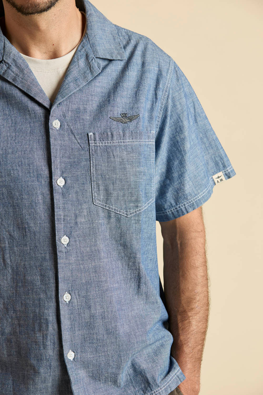 CAMICIA CON MANICA CORTA