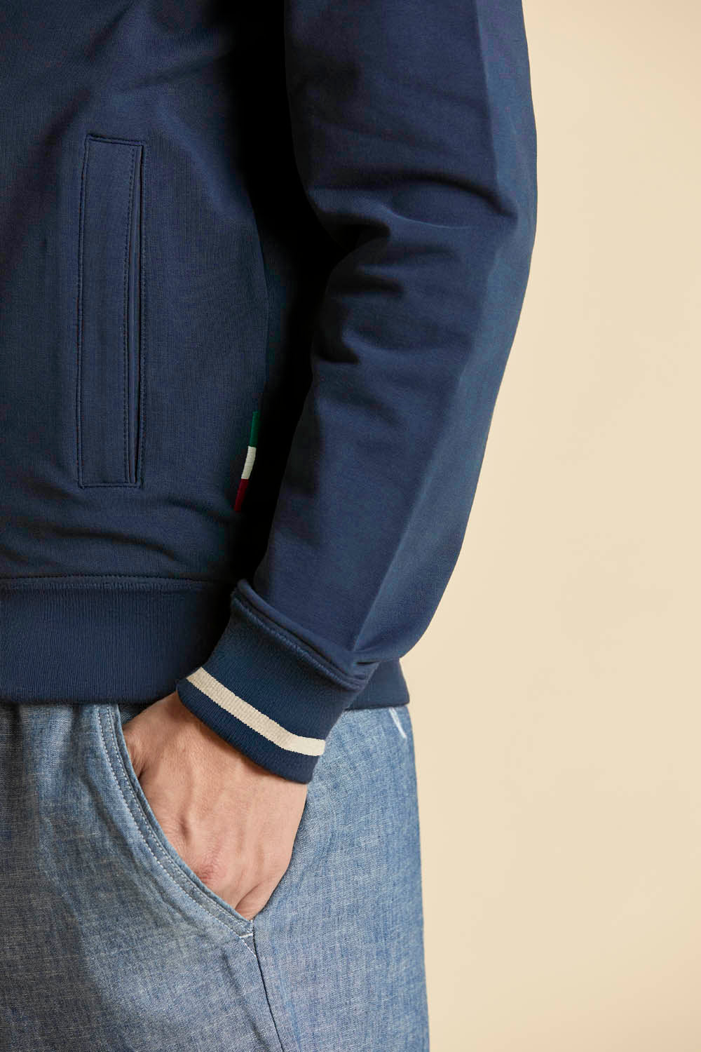 FELPA FULL ZIP CARDIGAN