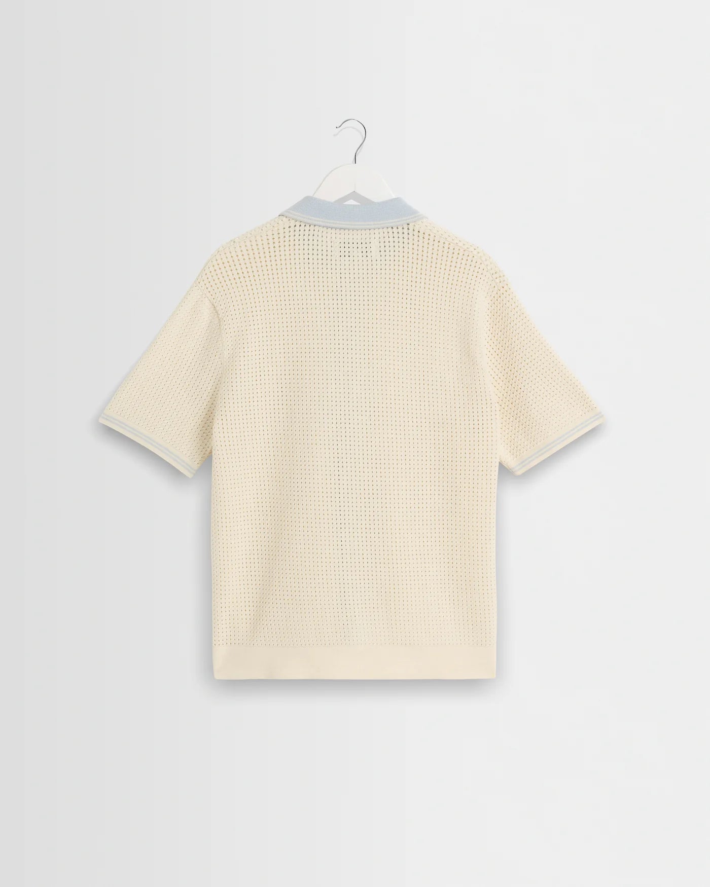 BELLE SS SHIRT TIPPED - ECRU