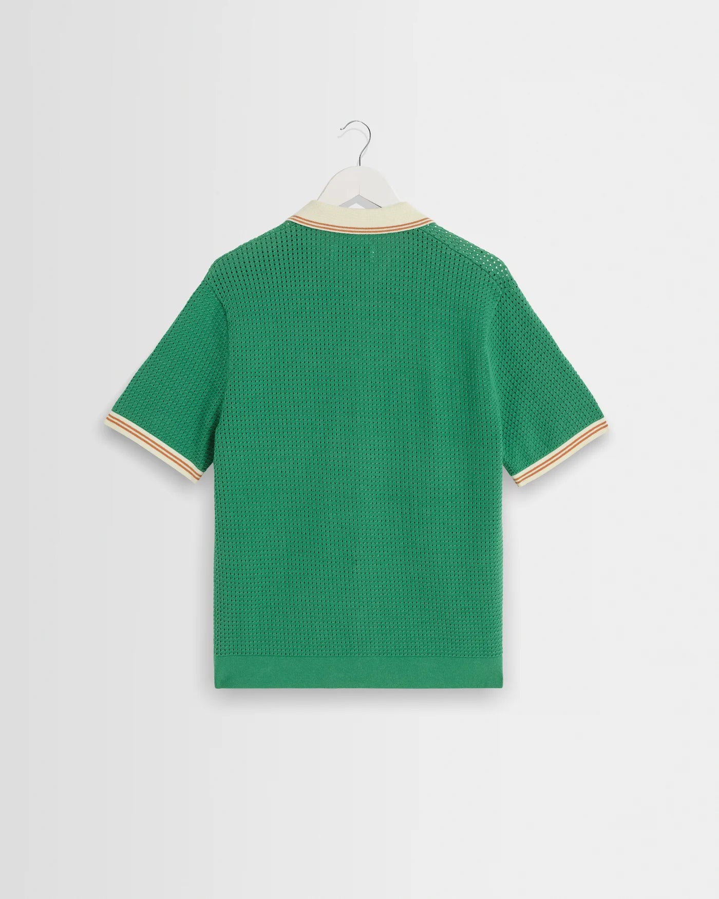 BELLE SS SHIRT TIPPED - GREEN