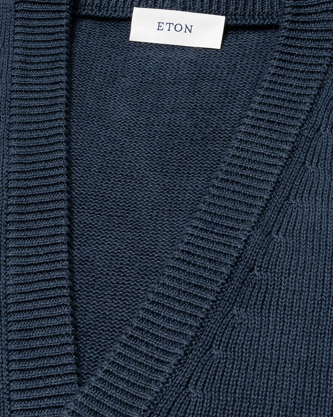 COTTON STRUCTURE CARDIGAN