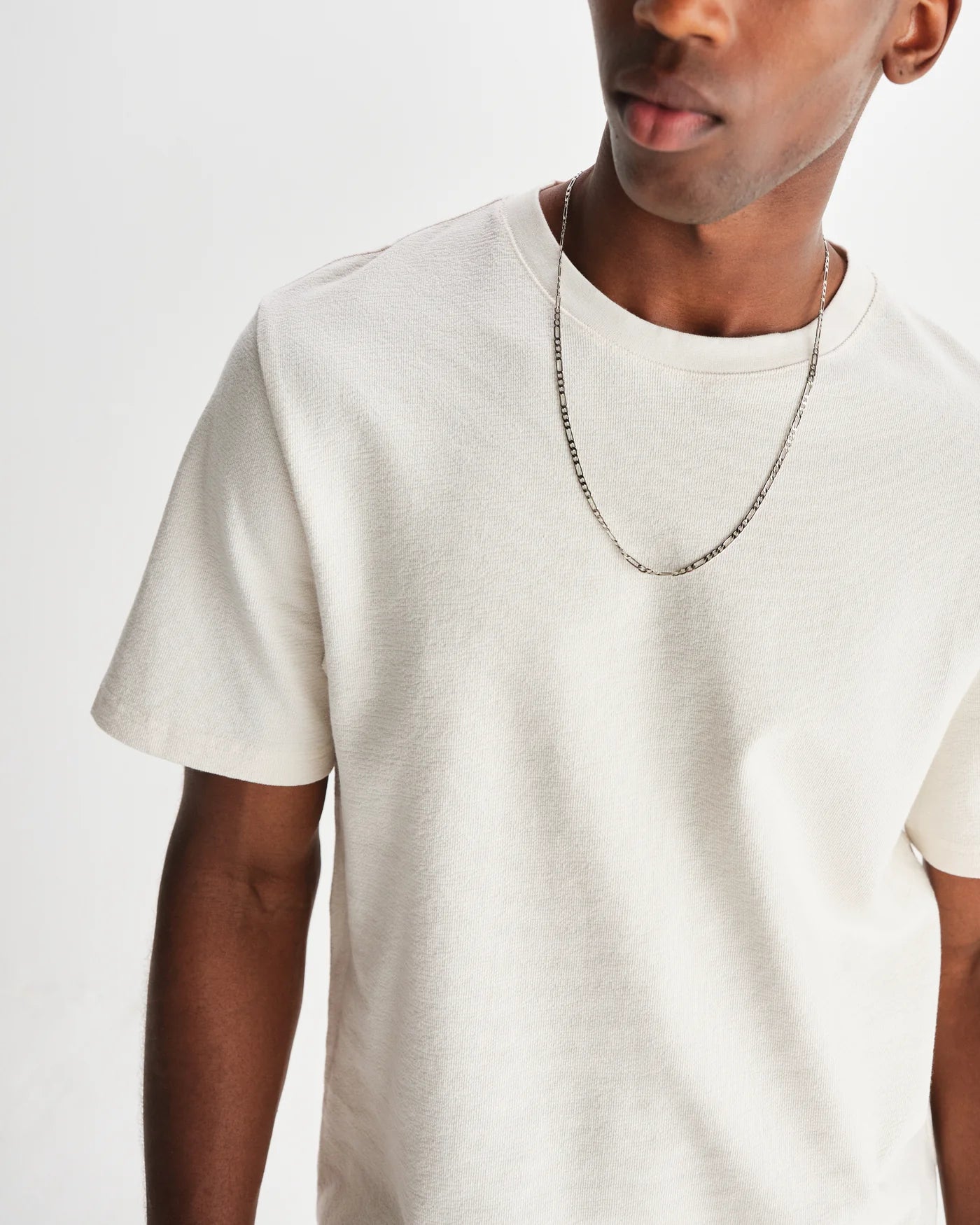 DEAN SS ORGANIC TEE - ECRU