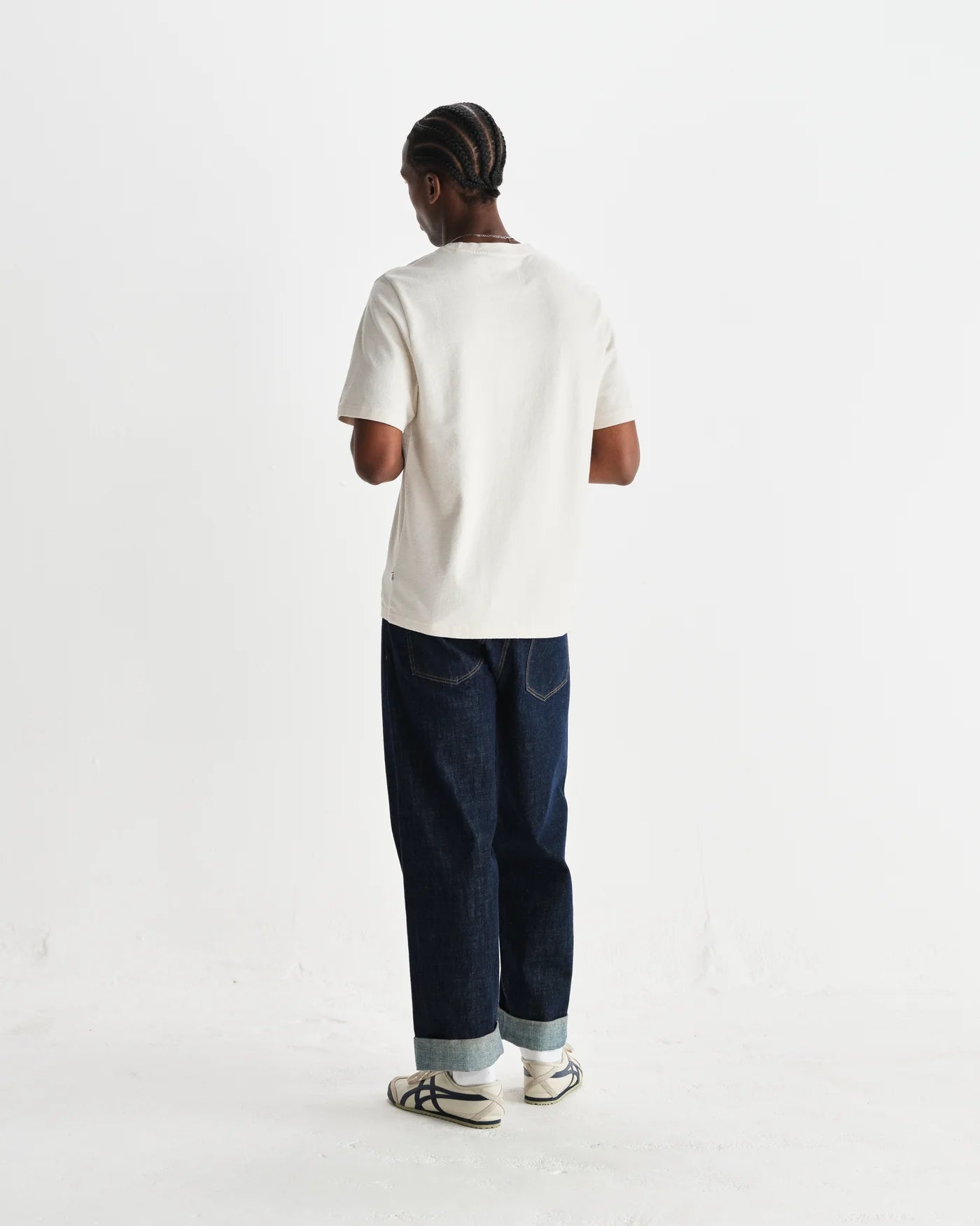 DEAN SS ORGANIC TEE - ECRU