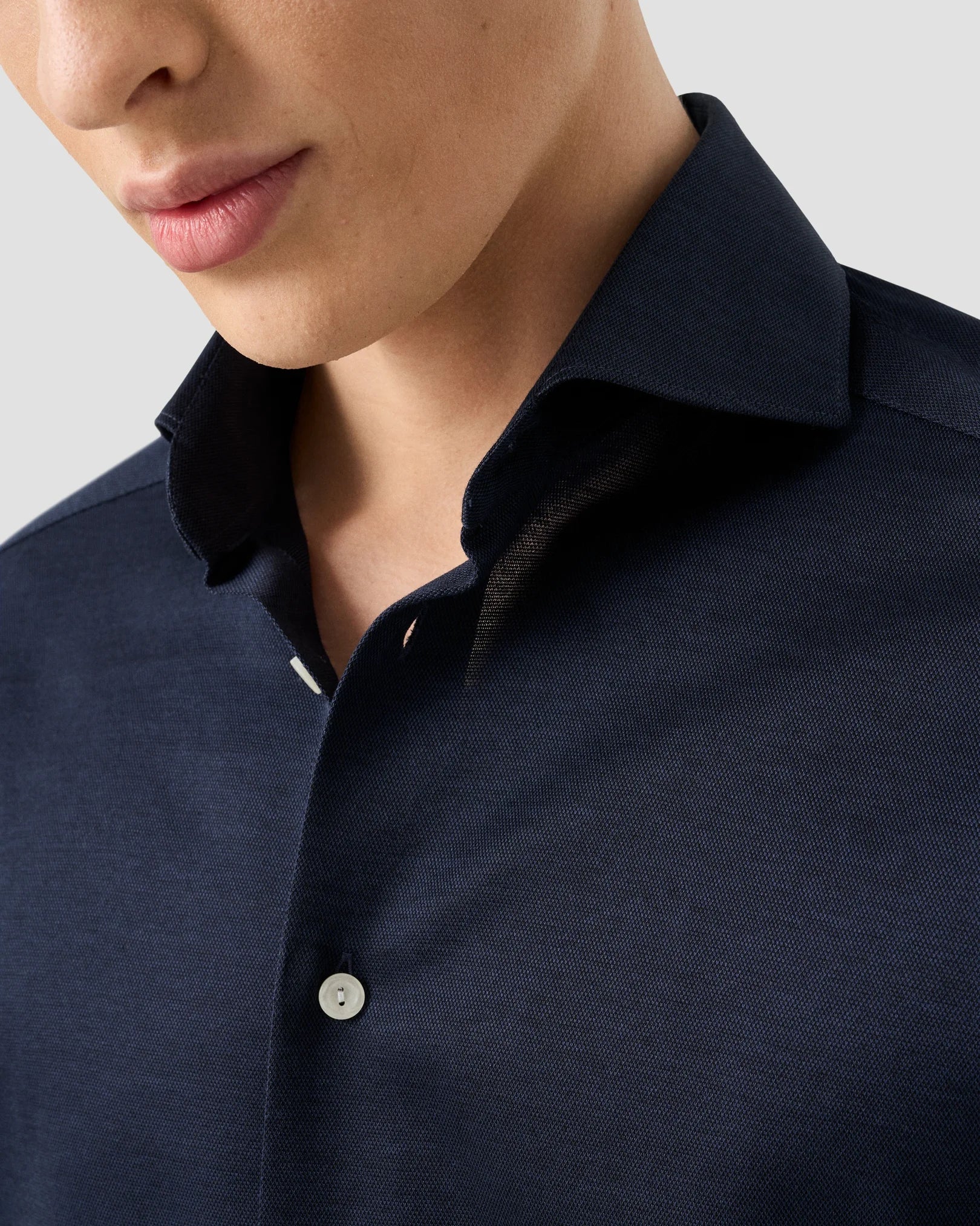 FILO DI SCOZIA JACQUARD KNIT SHIRT