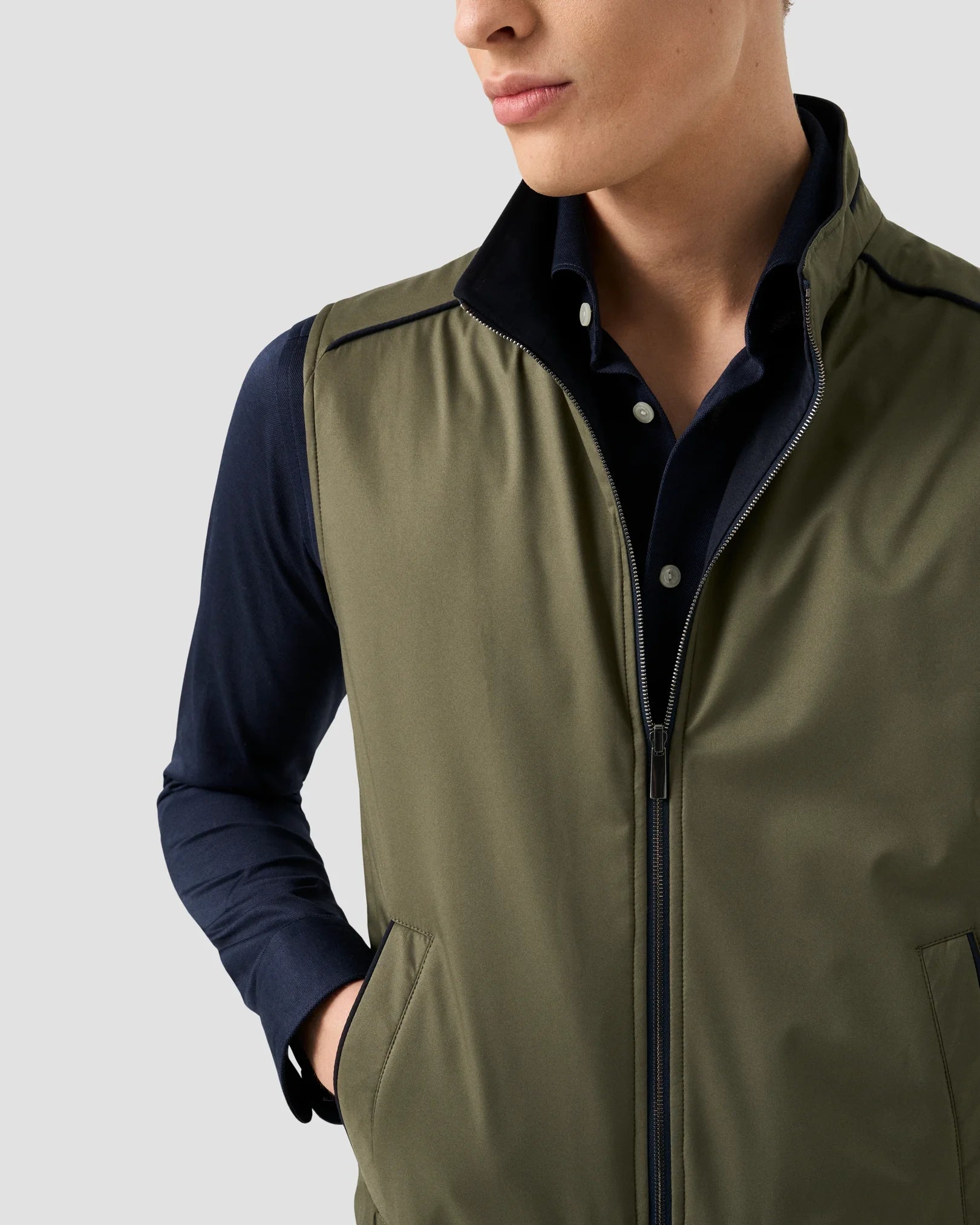 FILO DI SCOZIA JACQUARD KNIT SHIRT