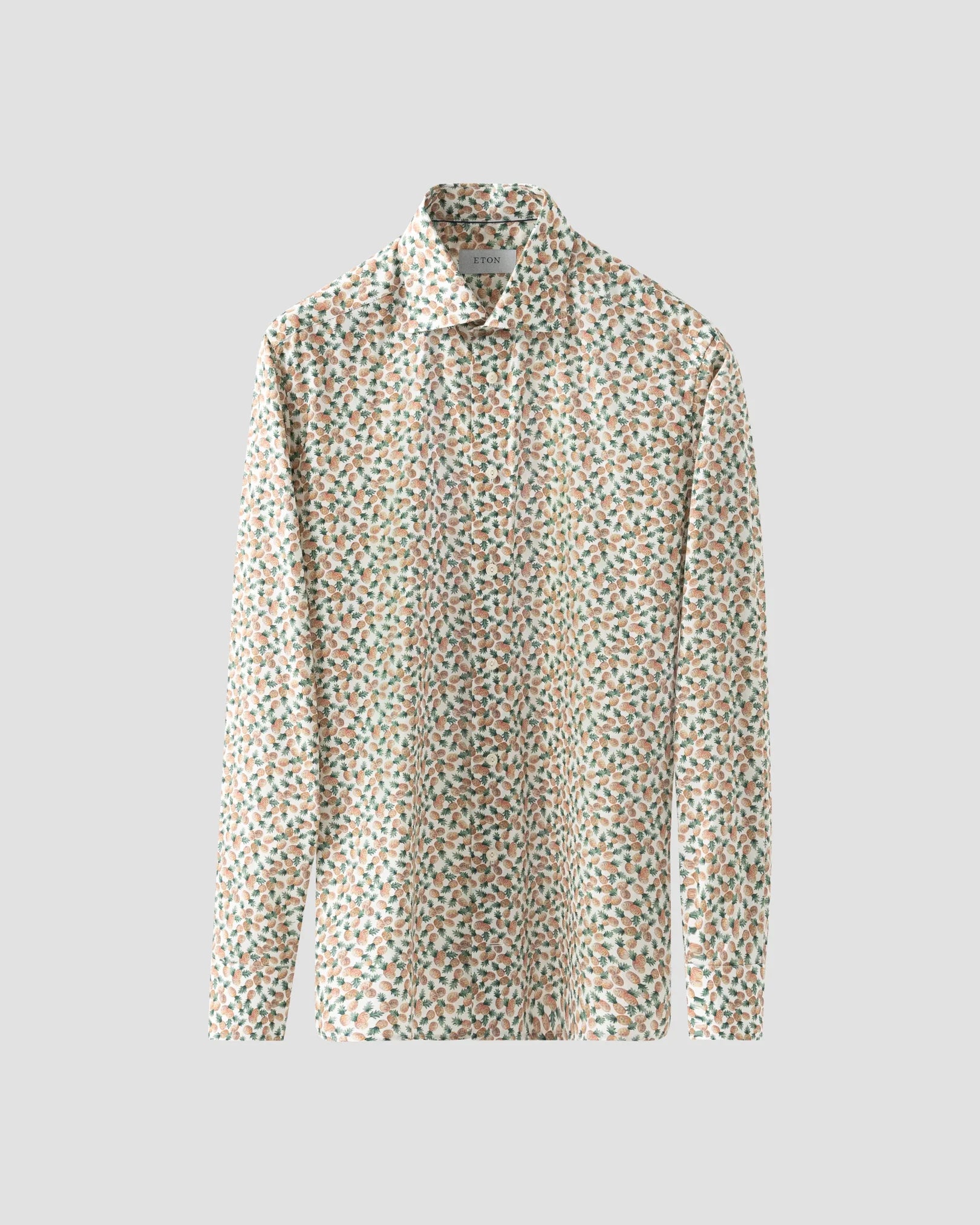 ORANGE PINEAPPLE TENCEL LYOCELL SKJORTE